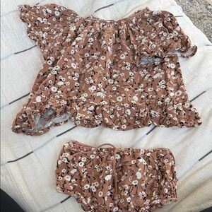 Rylee and cru set 2/3 year top, 18/24m bottom